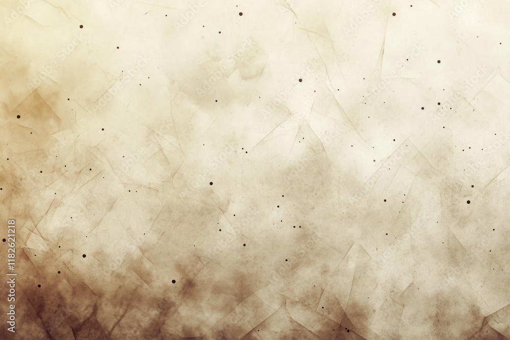 Aufkleber beige textured background featuring dark spots, creating a dynamic and visually engaging composition