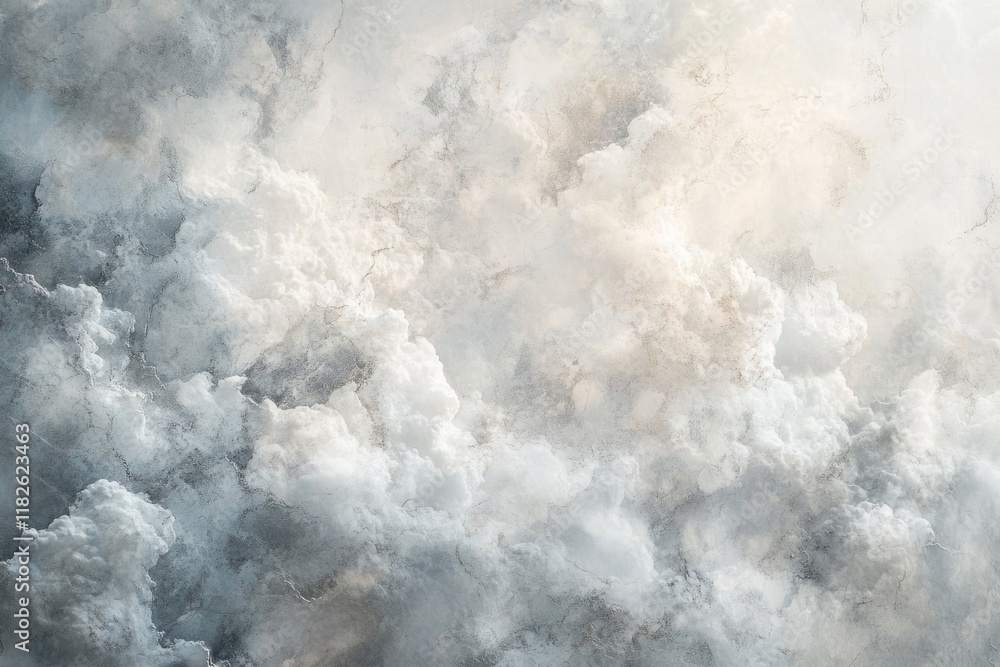 Poster cloudy sky background in neutral colors creating a moody and atmospheric scene