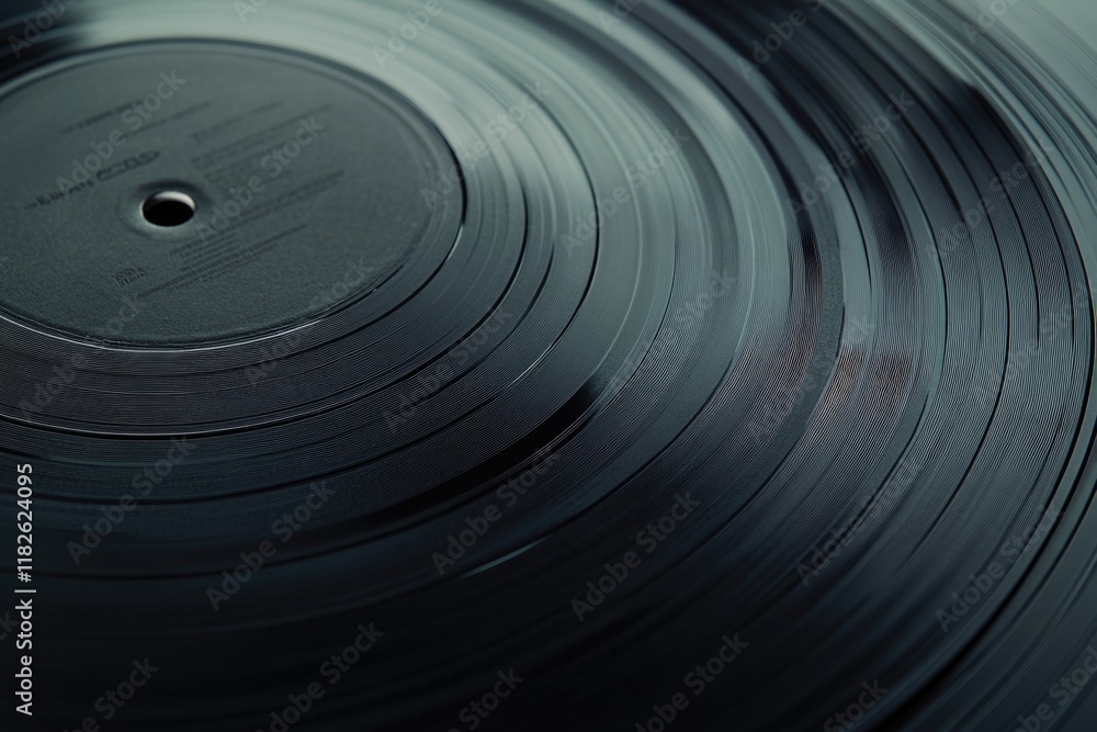 Poster a close-up view of a record stored on a table, suitable for use in business or office settings