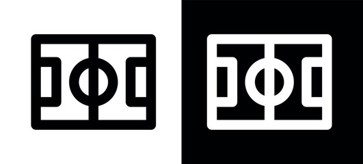 Sports ground icon. Symbol of sport or match, stadium or field. Attribute of game, championship or competition. Venue of tournament.