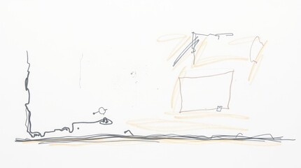  A bold acrylic painting of a painted concrete wall featuring