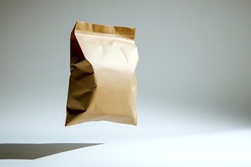 Perfectly Folded Crisp Brown Paper Bag