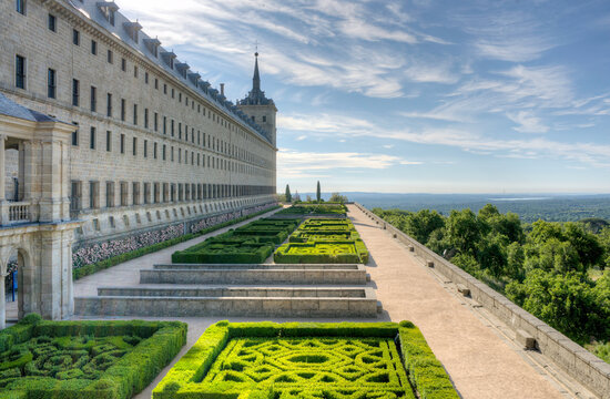 JARDIN DE LOS FRAILES DEL MONASTERIO DE EL ESCORIAL