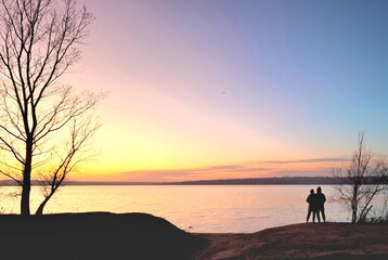Fototapeta premium sunset on the beach