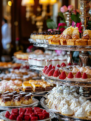Bakery Display of Pastries