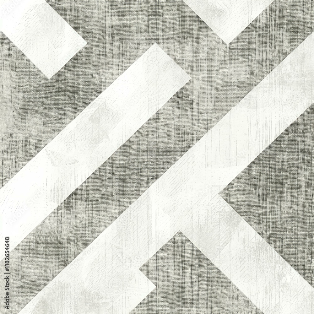 Poster seamless pattern with grunge texture and geometric shapes creating modern gray background
