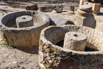 Zaghouan, Tunisia. Ruins of the Roman Water Temple.