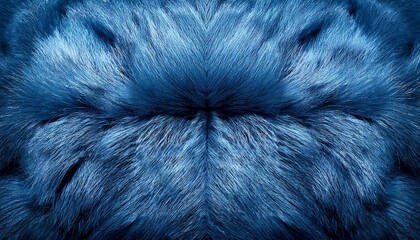 Obraz premium macro monochrome blue fur pattern background for presentation and design