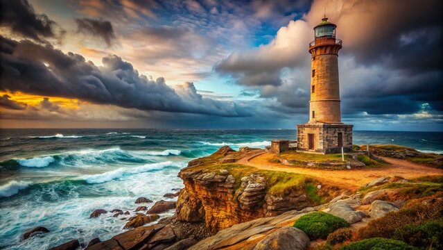 Abandoned Lighthouse, Rugged Cape Leeuwin Coastline, Australia - Dramatic Coastal Landscape Photography
