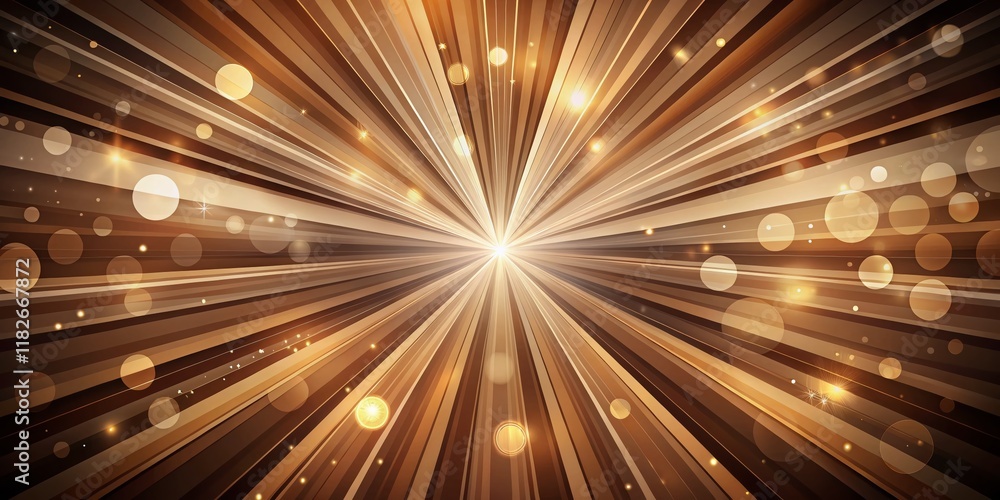 Poster abstract brown & taupe rays: high-resolution background texture for design projects