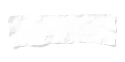 White ripped paper torn edges strips isolated on black background 