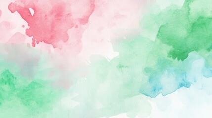 Stunning Abstract Watercolor Painting with Soft Color Gradients