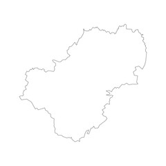 Kaluga blank outline map