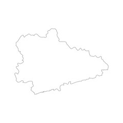 Kurgan blank outline map