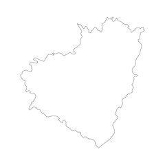 Samara blank outline map