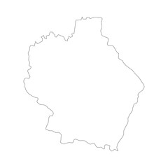 Tambov blank outline map