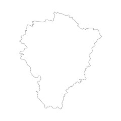 Yaroslavl blank outline map
