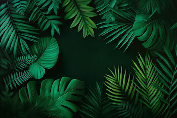 Üppige grüne Farne im sanften Licht eines tropischen Regenwalds

