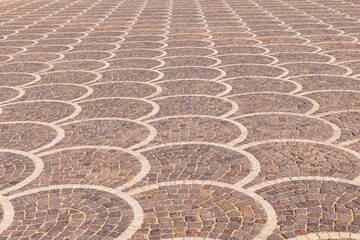 Monastir, Tunisia. Courtyard of the Bourguiba Mausoleum.