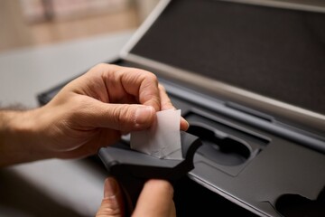 A Hand Grasping a USB Cable to Enhance Connectivity and Address Essential Data Transfer Needs