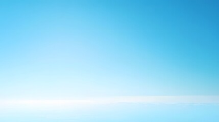 Obraz premium Harmonious color gradients in soft sky blue