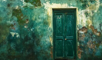 old green door