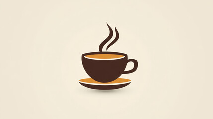 Obraz premium Vector logo Cup. Brand logo in the shape of the Cup.