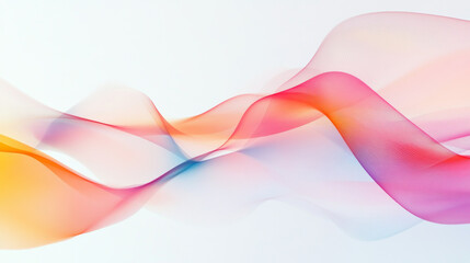 DNA chain banner. Scientific abstract background. DNA chain banner in trendy colors