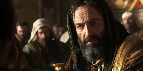 Obraz premium Caiaphas: The Priest of Jesus' Fate