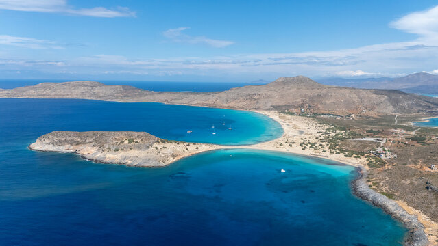Simos beach in Elafonisos, Greece