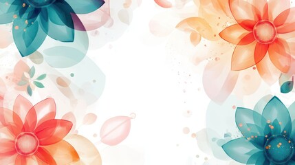 Obraz premium White background with beautiful abstract pattern, banner design