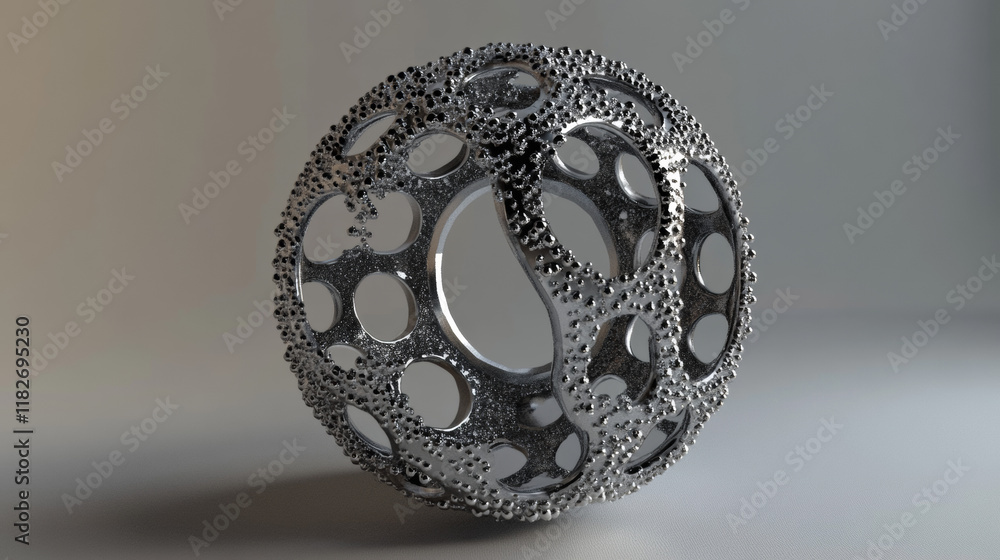 Poster harvester of particles. the harvester consists of small circles. combine into smaller molecules. vec
