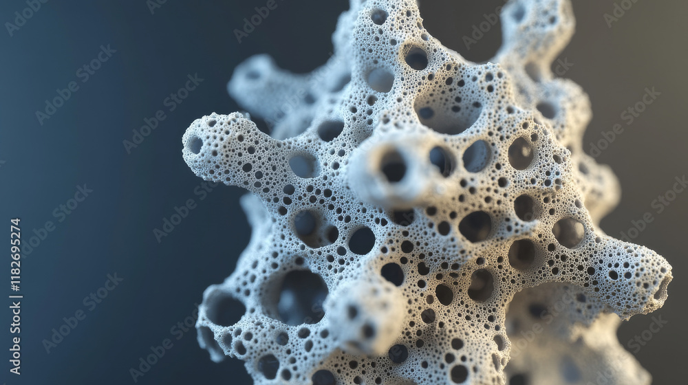 Poster harvester of particles. the harvester consists of small circles. combine into smaller molecules. vec