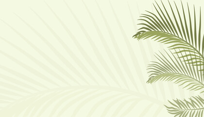 abstract background with palm leaves for palm sunday © Viktoriia Kalganov
