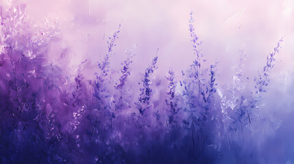 Fototapeta premium Magical low-light abstract background with soft purple hues for dreamy and serene aesthetics. Willowlight. Illustration