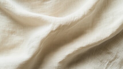 Stunning Beige Linen Fabric Texture - A Close-up View of Natural Linen Material