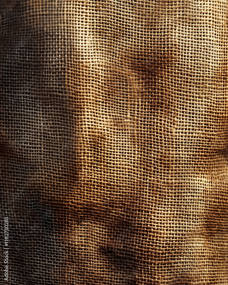Poster fabric jute. oxidation effect - creates rust textu_003