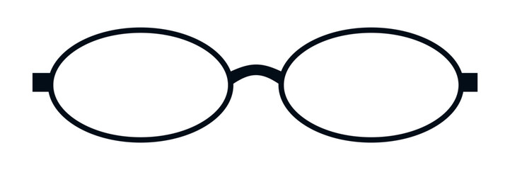 Sunglasses frame vector. Sunglasses icon black