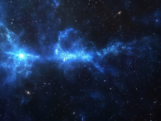 Naklejka premium Cosmic Wonders: A Stunning Visual of Space, Planets, Stars, and Galaxies