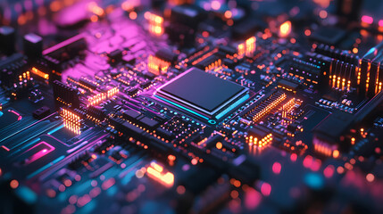 Obraz premium The mainstreaming of ai is driving gpu compute out of the lab and into mainstream deployments across all markets, ai concept photo. Moonstream. Illustration