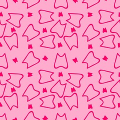 Medicine seamless teeth pattern for wrapping paper and fabrics and linens