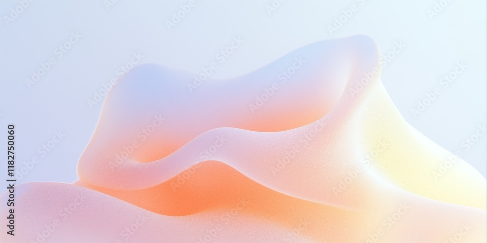 Poster abstract blurred grainy waves gradient background texture. colorful digital grain soft noise effect 