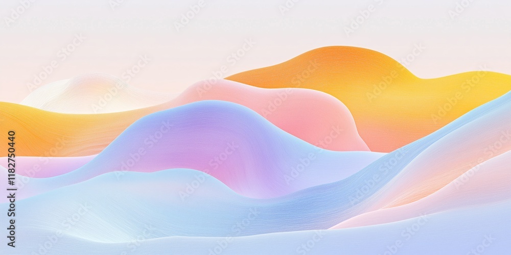 Poster abstract blurred grainy gradient background texture. colorful digital grain soft noise effect patter
