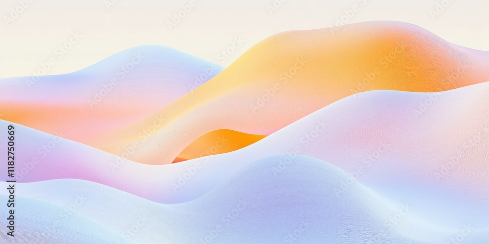 Poster abstract blurred grainy gradient background texture. colorful digital grain soft noise effect patter