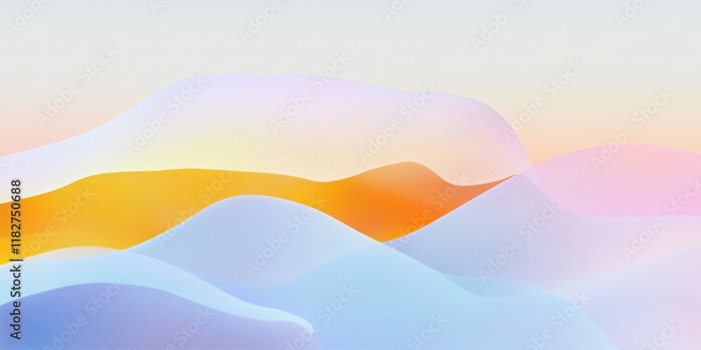 Poster abstract blurred grainy gradient background texture. colorful digital grain soft noise effect patter