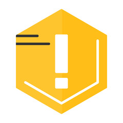 Warning Flat Style Icon