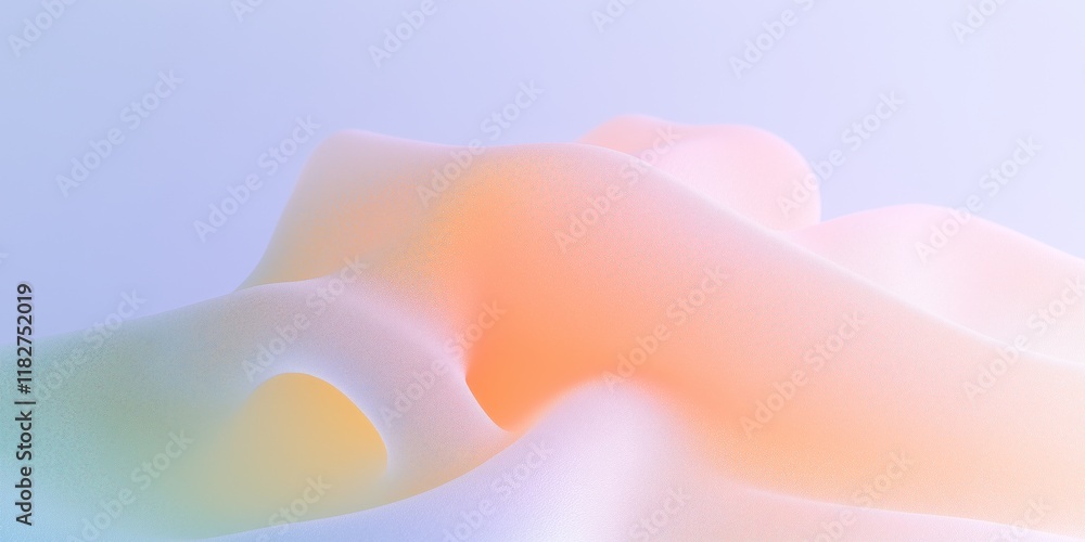 Poster abstract pastel holographic blurred grainy gradient banner background texture. colorful digital grai