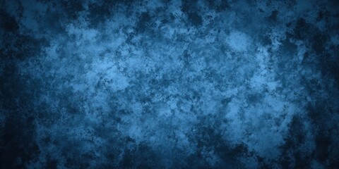 Naklejka premium This stock illustration features an abstract textured background in soft blue shades, showcasing a rough and worn surface