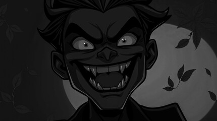 Handsome Male That's Menace To Society With A Happy  Smile 