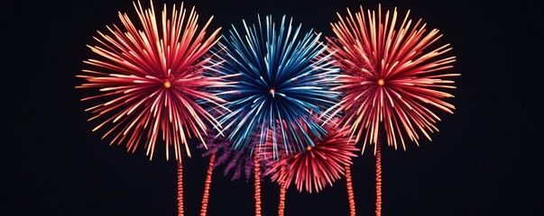 Synaptic activity rendered as vibrant fireworks, abstract and engaging for creative applications